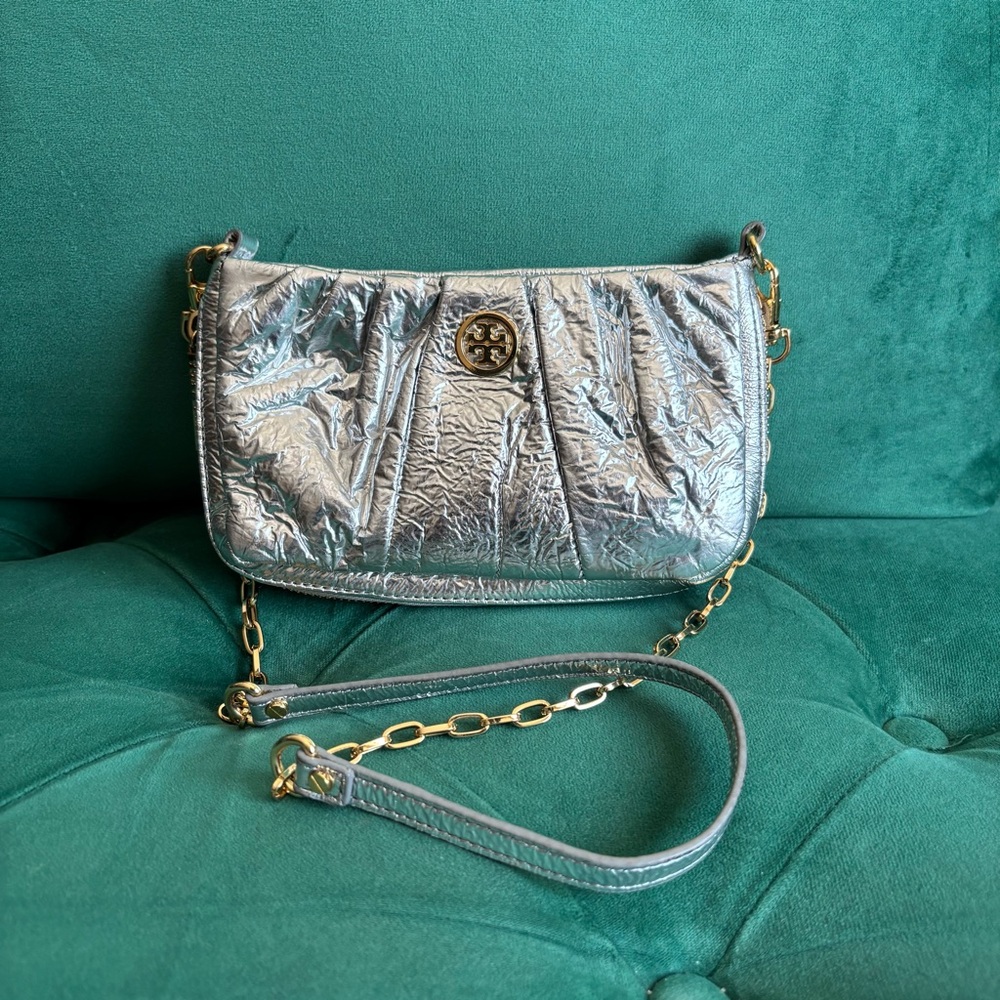 Y2K Tory Burch Mini Sliver Bag